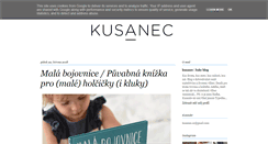 Desktop Screenshot of kusanec.cz